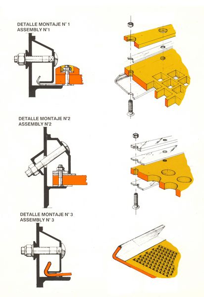 Montaje telas de goma